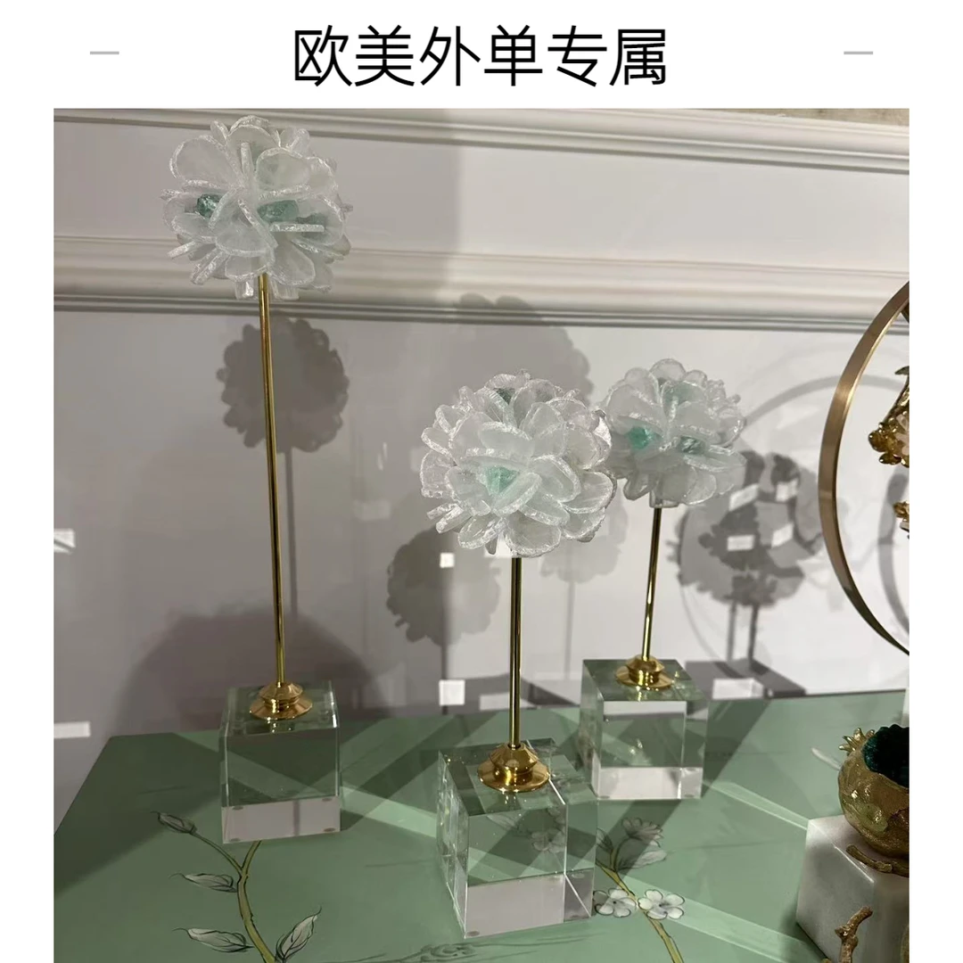 【欧美外单】H1132ABC 花球装饰品摆件12*12*48（大号）