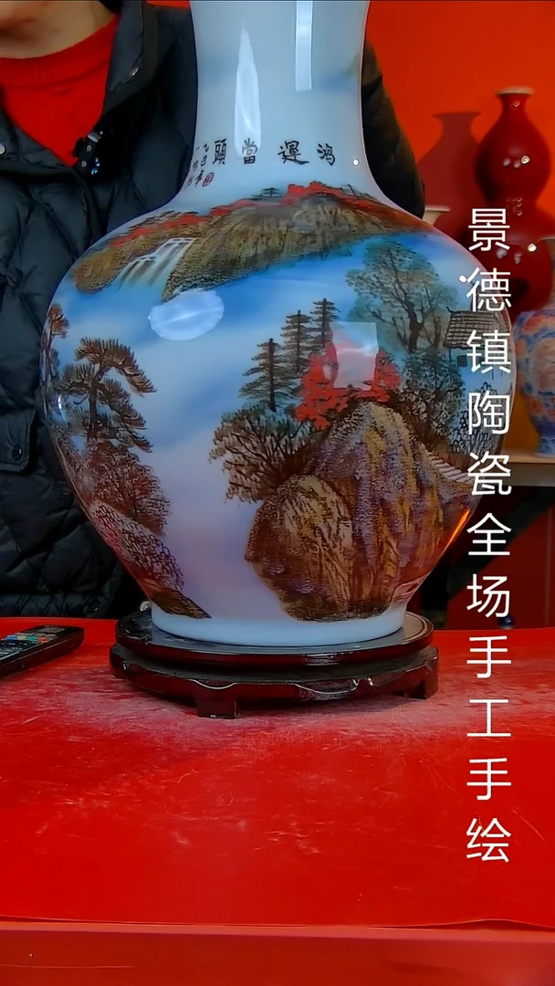 摆件陶瓷景德镇陶瓷 全场手工手手工绘