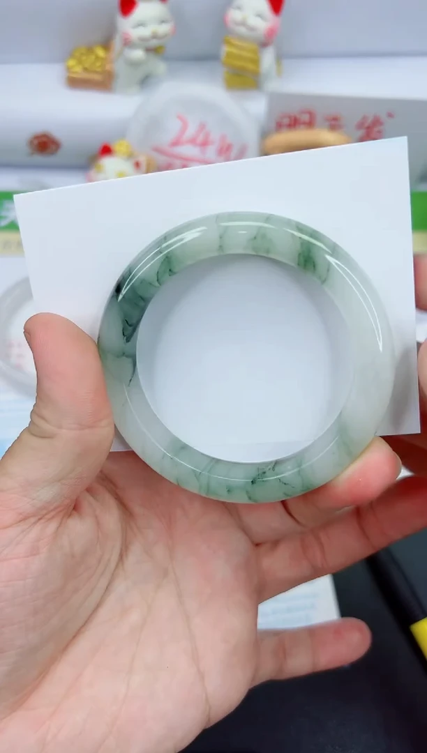 【闪购商品】石英质玉手镯未镶嵌1083-53.9