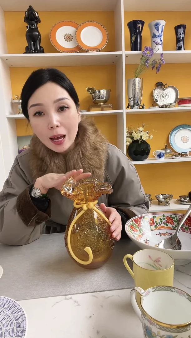 福利款 焦糖色 花瓶