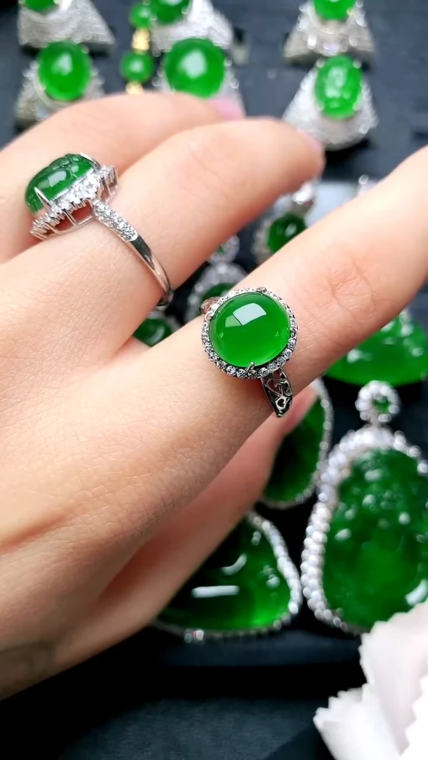 【闪购商品】翡翠戒指未镶嵌女戒