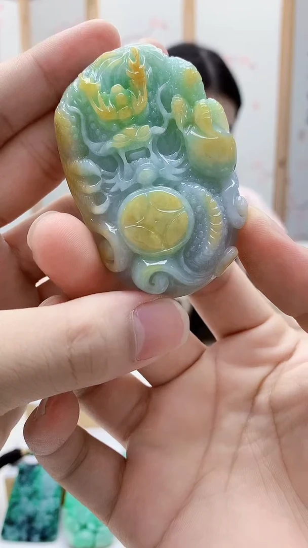 未镶嵌定制翡翠4812bb-毛货挂件6