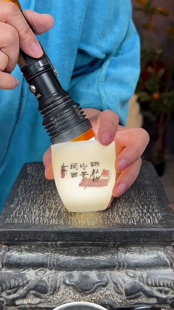 【闪购商品】摆件玉白泥手工釉上彩