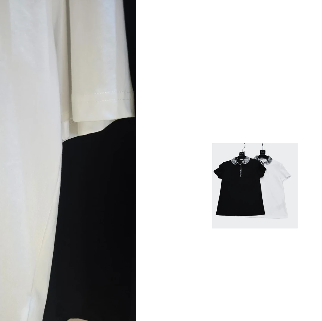 DM【3612】666时尚气质夏季减龄小众休闲百搭显瘦轻奢POLO短袖T恤