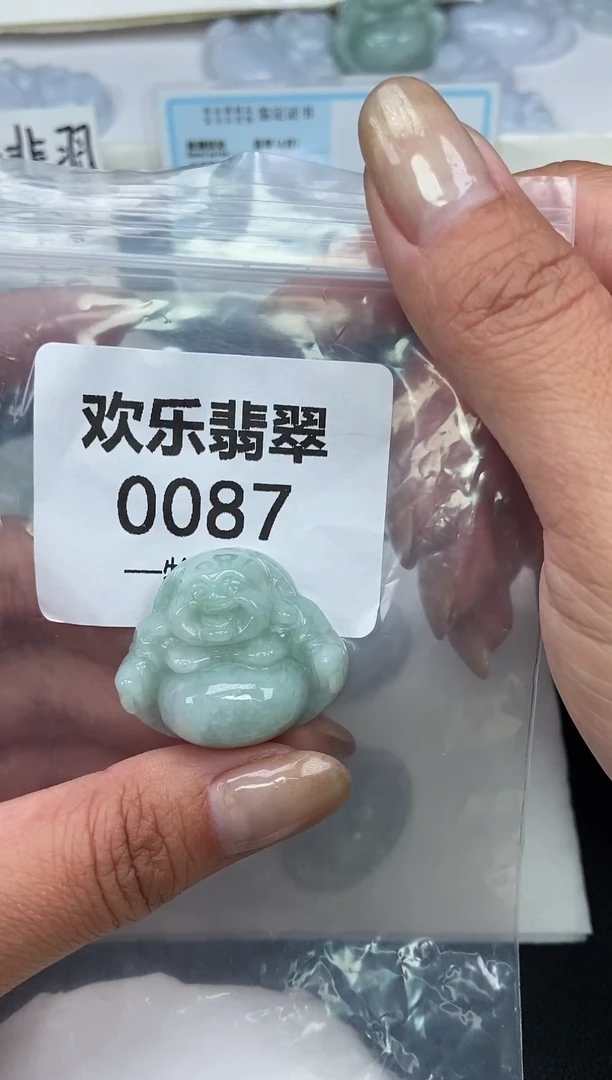 颈饰未镶嵌翡翠缅甸天然翡翠0087