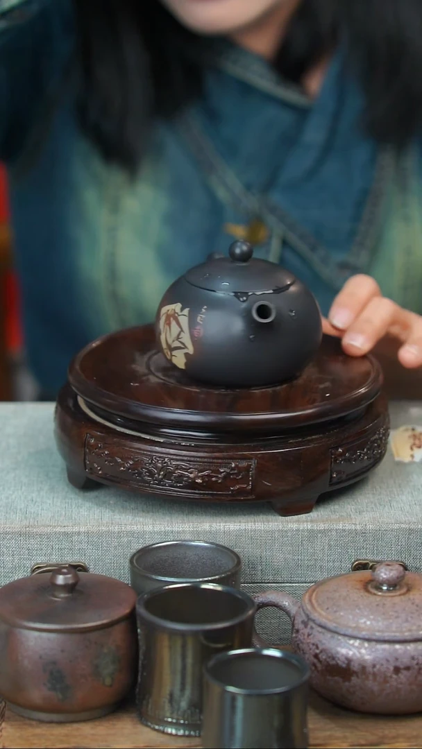 壶黄倩建水紫陶完品124