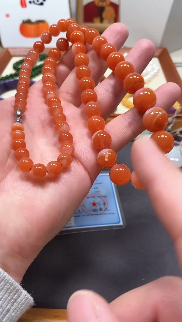 【闪购商品】南红玛瑙颈饰未镶嵌D33