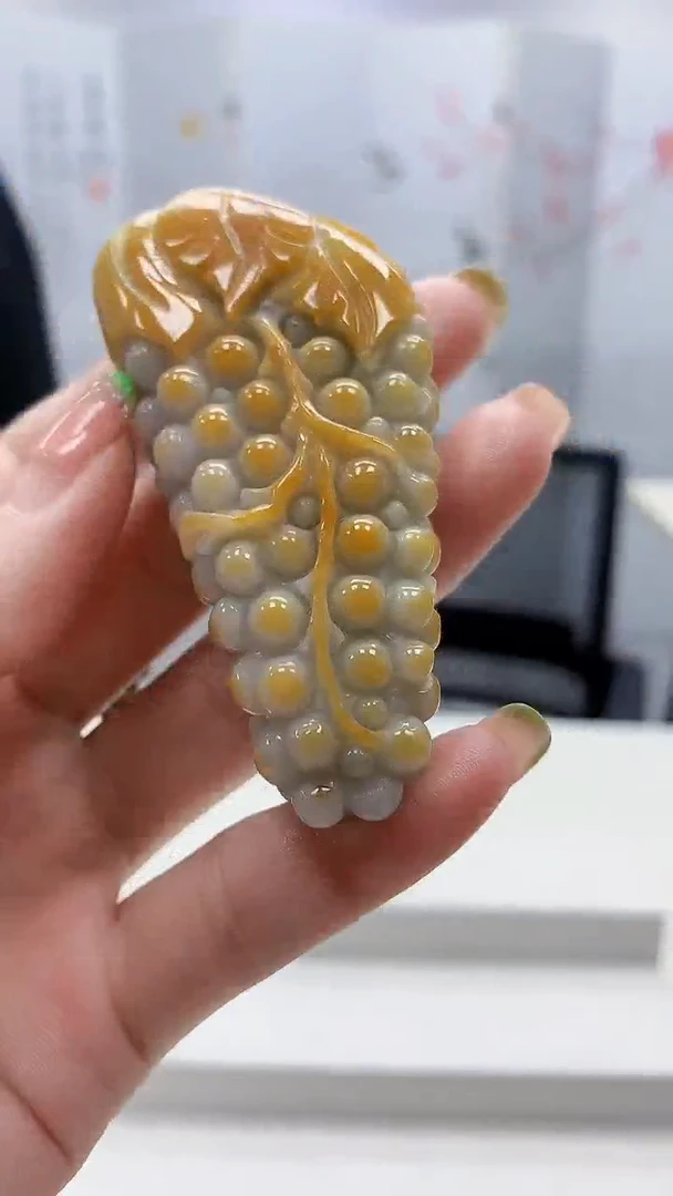 未镶嵌定制翡翠5159ry-毛货挂件78