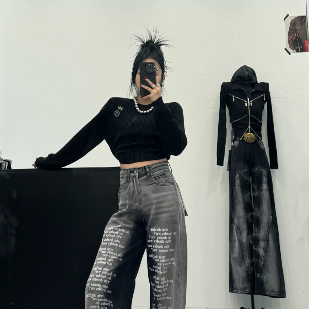 YUYU女装春装新款时尚洋气个性露背针织上衣