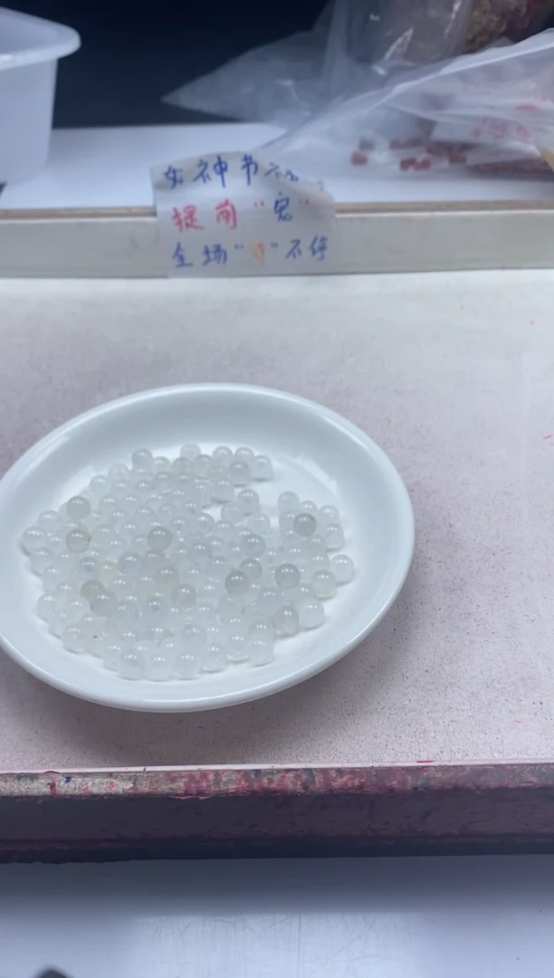 【闪购商品】和田玉颈饰未镶嵌w795白玉6mm*40颗