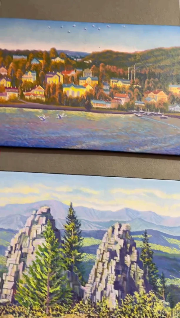 俄美协画家原创油画60*90