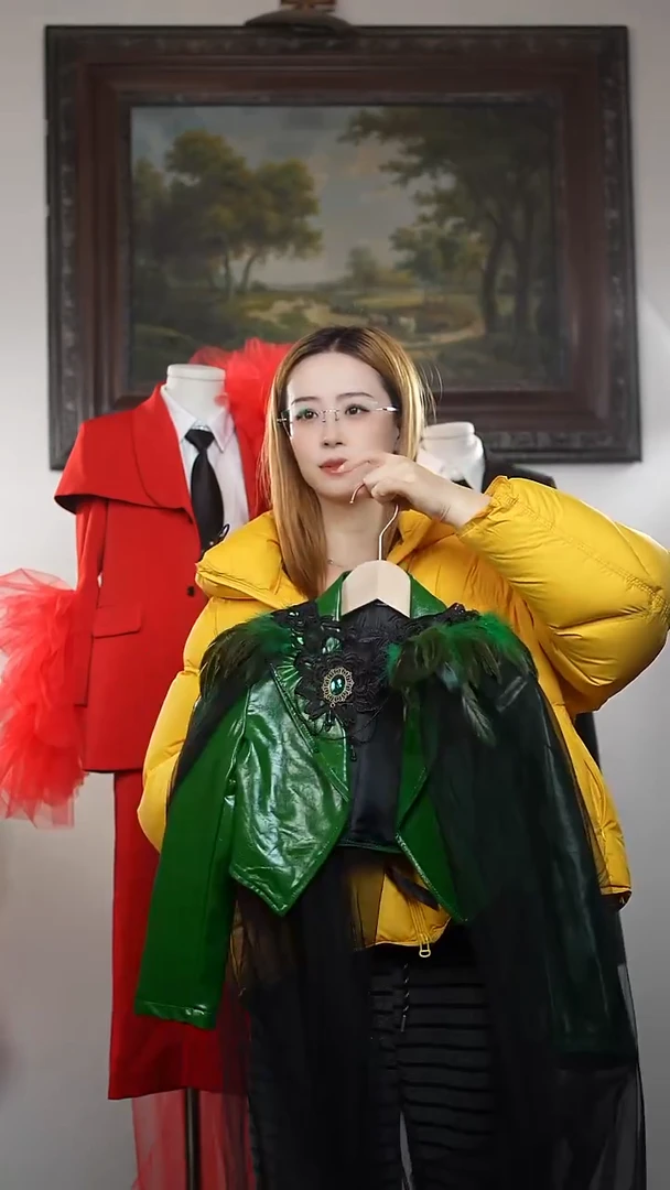 绿色艺桐轩儿童潮服