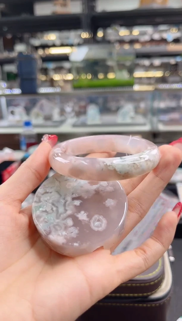 未镶嵌手镯石英质玉57圈口（赠品镯心）6887085