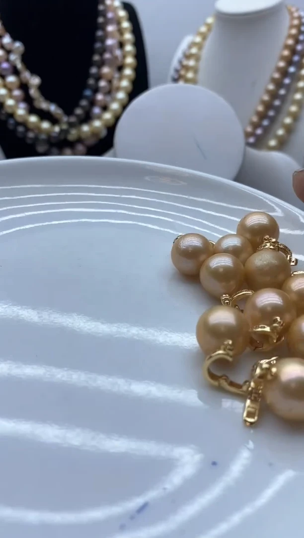 【闪购商品】淡水珍珠颈饰钛钢133