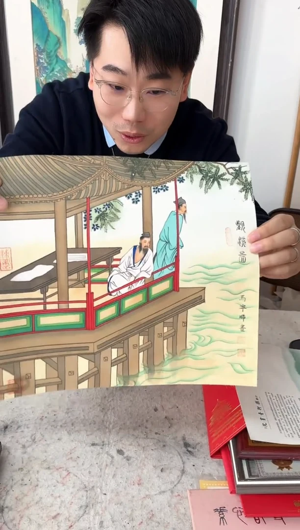 国画马老师作品分享