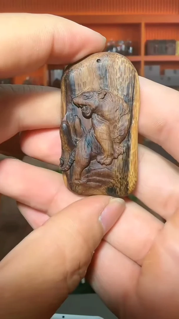沉香吊坠302号生肖虎16g多样性发一