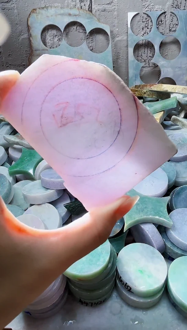 配石翡翠天然翡翠A货387