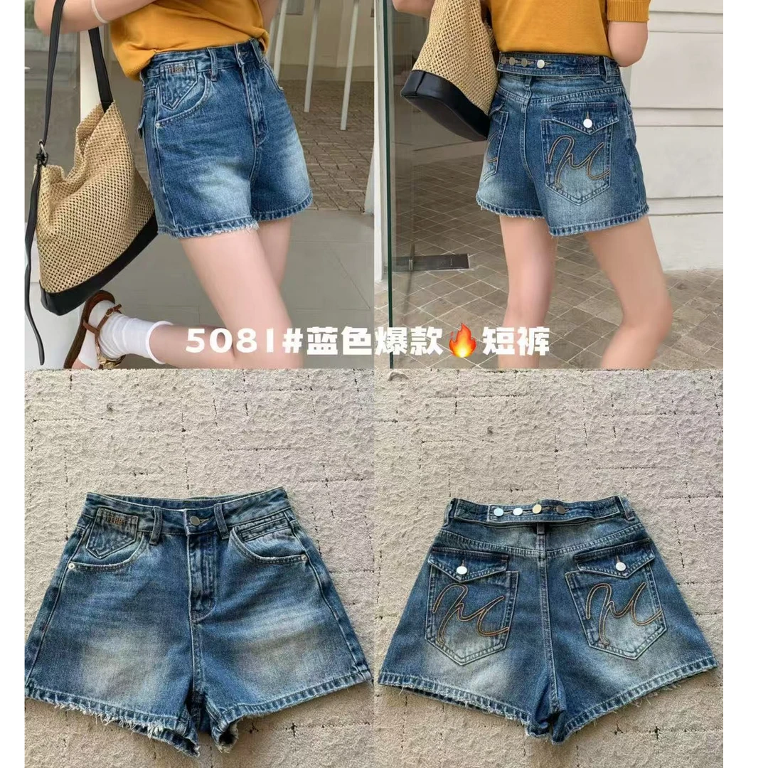 ZOZO-5081-856夏季新款女减龄百搭休闲牛仔短裤