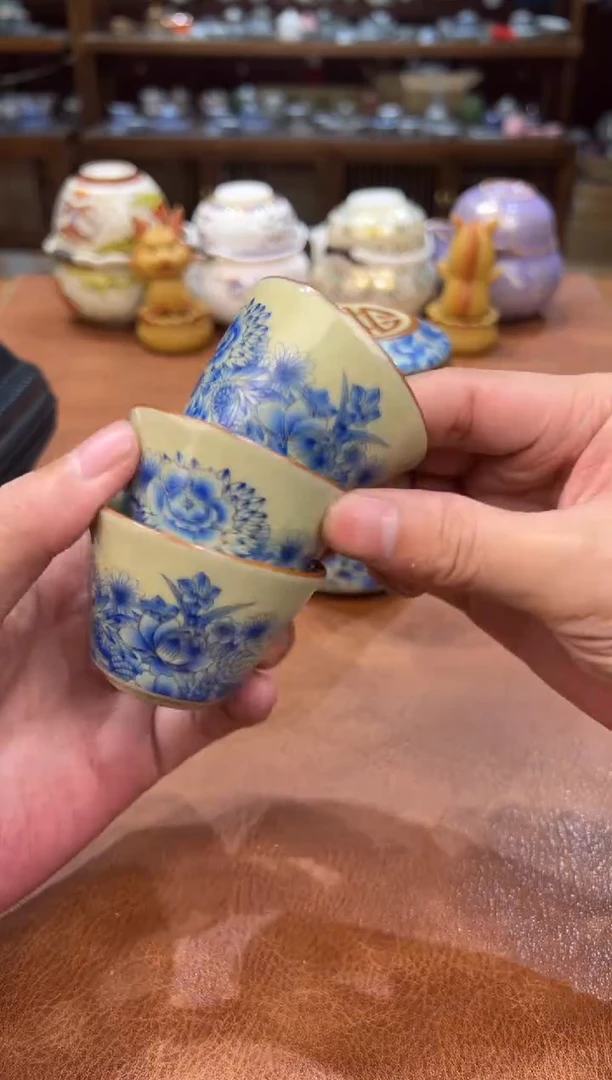 真的很便宜会开片的旅行茶具