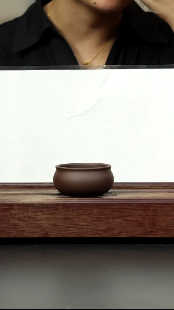 紫砂茶壶紫泥普洱杯