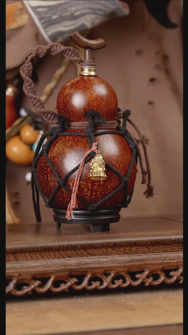 195号精品天然大漆酒葫芦一物一拍~