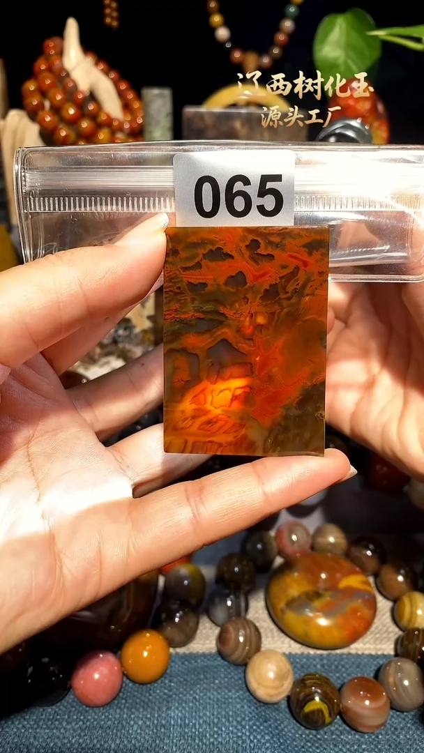 未镶嵌-硅化玉天然北票硅化玉吊坠