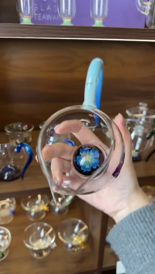 手工艺品琉璃宝***妖禾器 菡韵怡然青