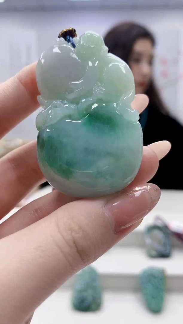 未镶嵌定制翡翠4829jw-毛货挂件6