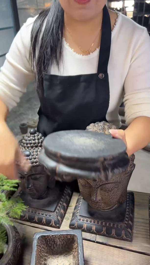 陶土【火山泥】金箍坛底座