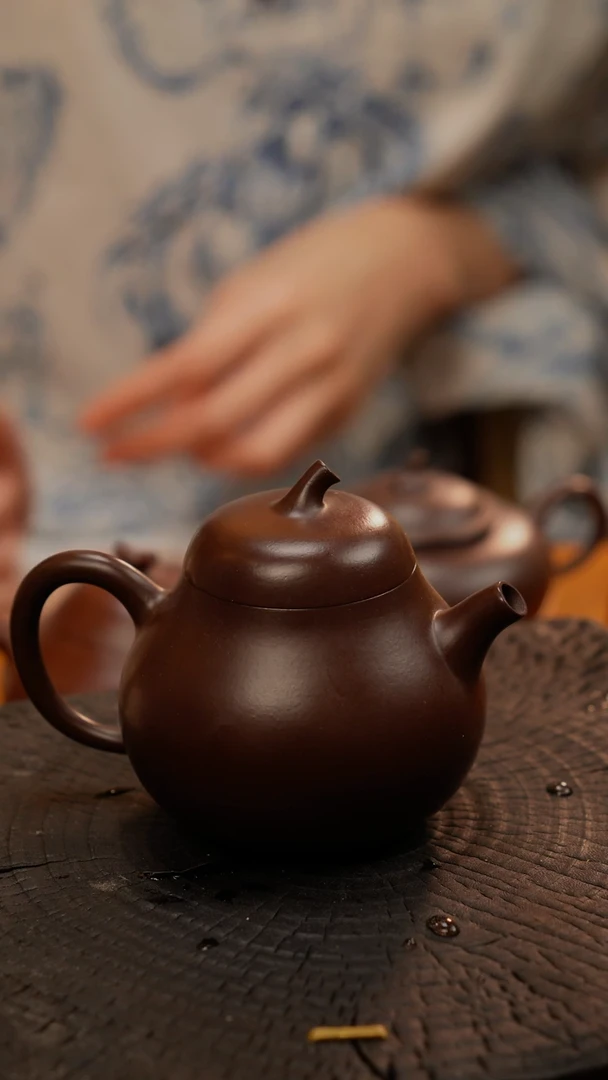 茶壶紫泥茄瓜老紫泥紫砂壶