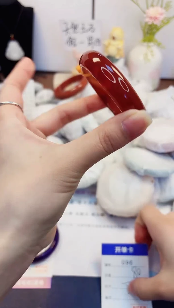 【闪购商品】石英质玉手镯未镶嵌96-玛瑙-圈口53