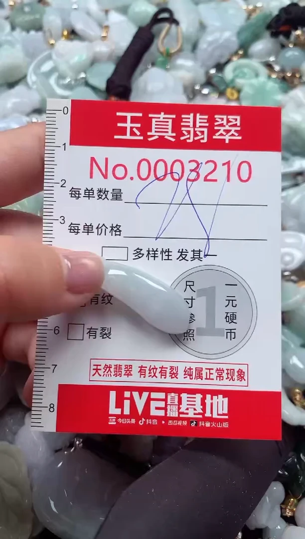 吊坠(不含链)未镶嵌翡翠3210