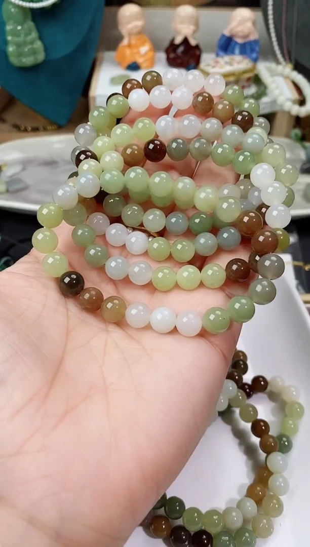 颈饰未镶嵌和田玉A12多样性发其一