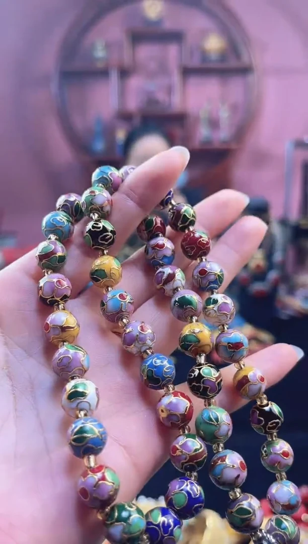 非遗 景泰蓝项链 1.0多宝