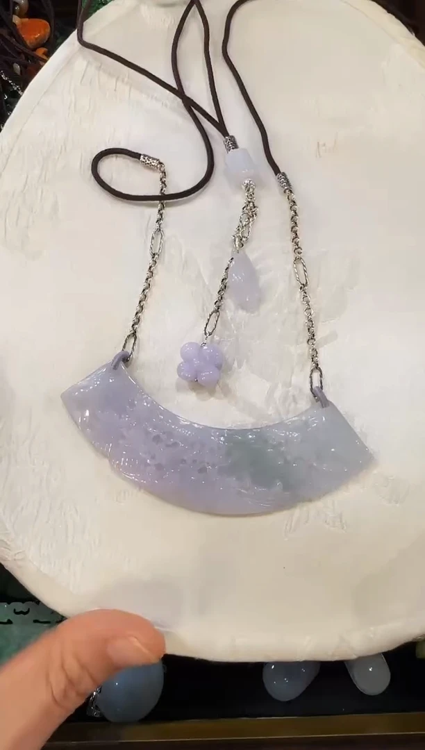 颈饰未镶嵌翡翠国风