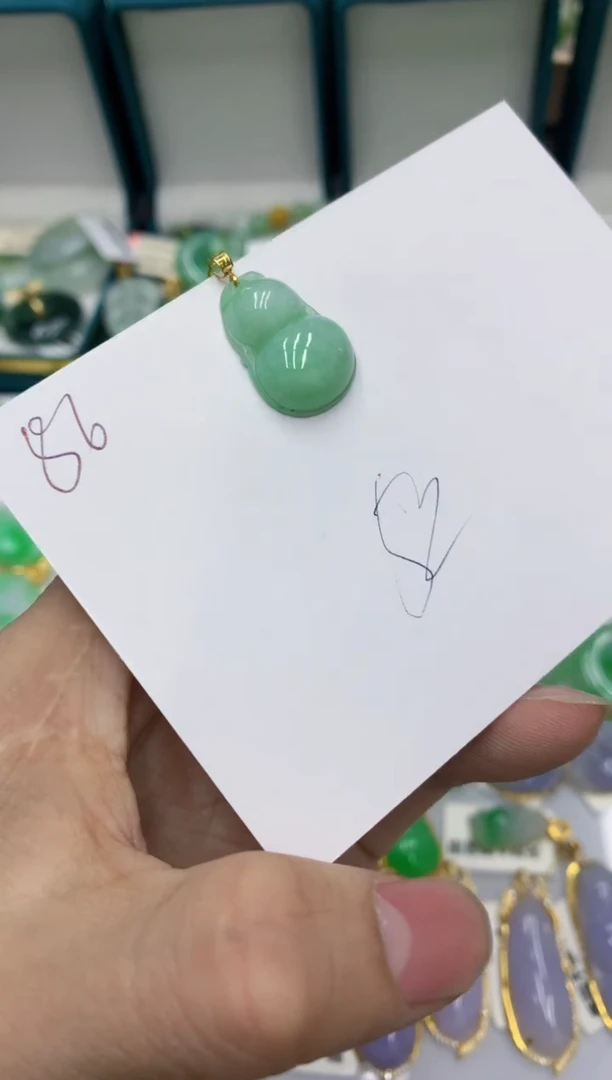 【闪购商品】翡翠颈饰18K金镶嵌翡翠链接