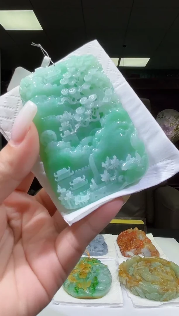 未镶嵌定制翡翠01/1113/C/山水