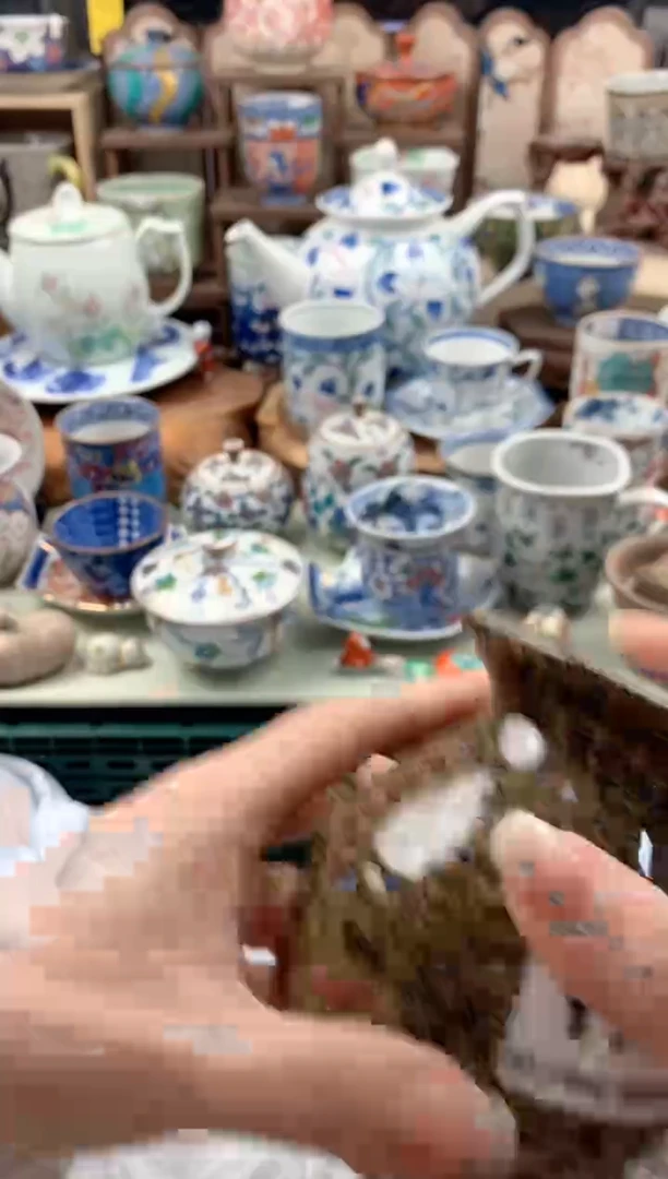 瓷片巧*力174号九姑娘工艺品瓷器