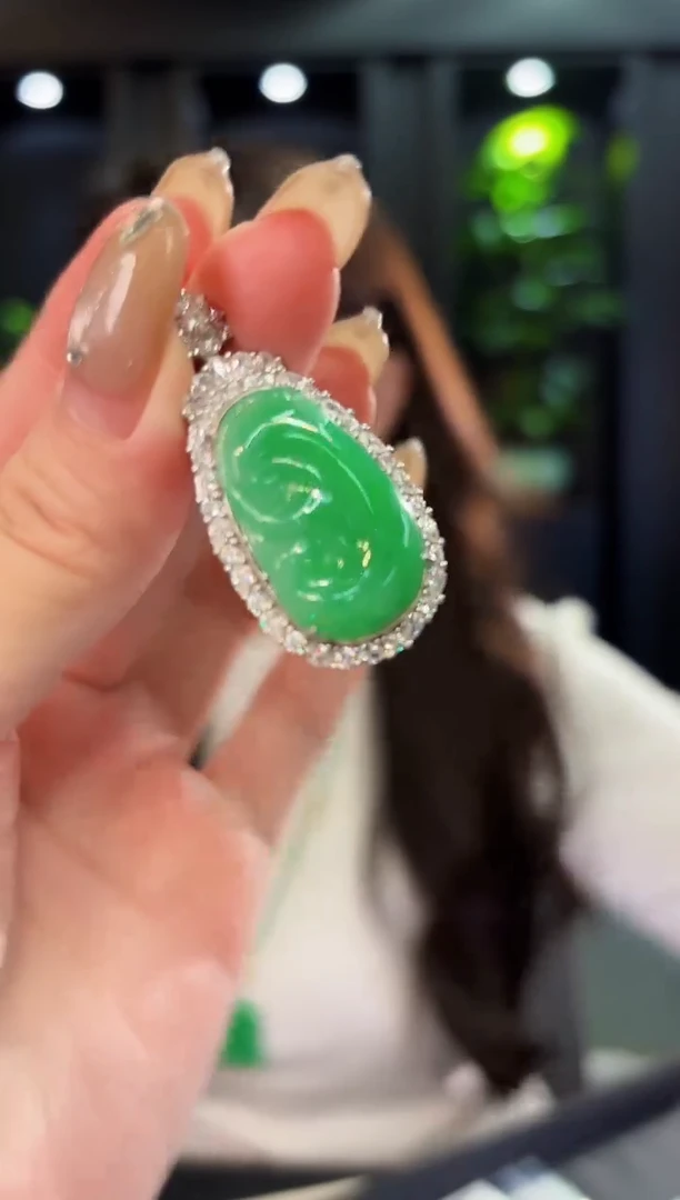 翡翠未镶嵌吊坠(不含链) 缅料A货/支持复检/一件