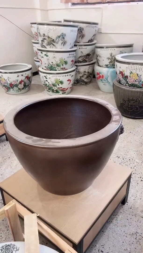 【闪购商品】缸50直径古铜带耳........