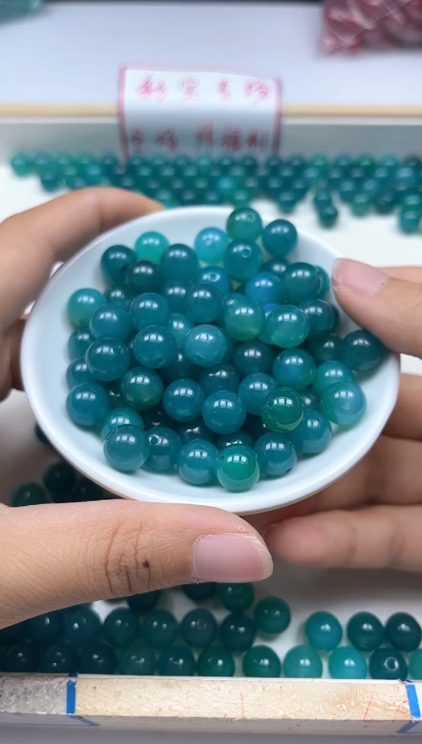 玛瑙/玉髓散珠未镶嵌D756 天 河 石玛瑙10mm10颗8元