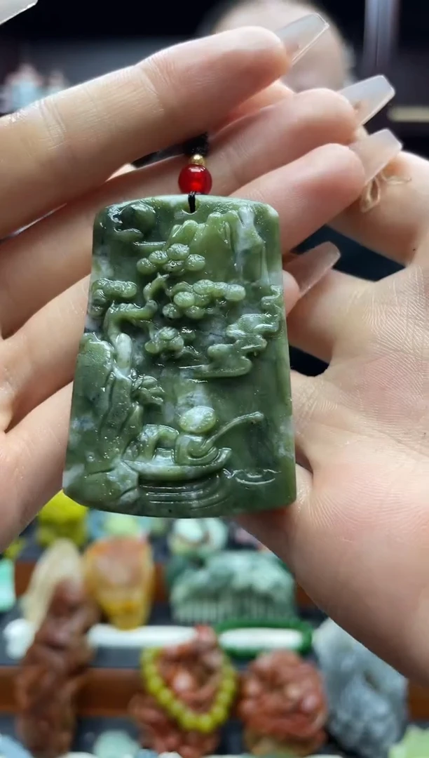 岫玉未镶嵌吊坠·多样性发货*拍一发一