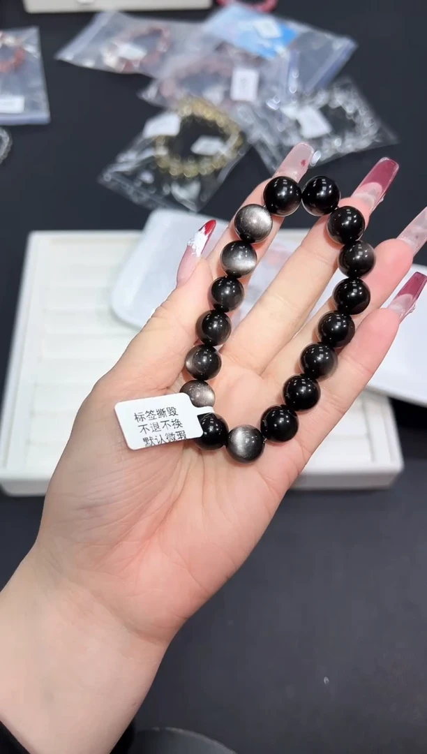 【闪购商品】水晶手串未镶嵌65c多样性发其一/1条12mm默认微瑕