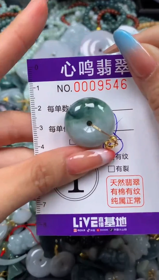 翡翠未镶嵌颈饰闪购009546
