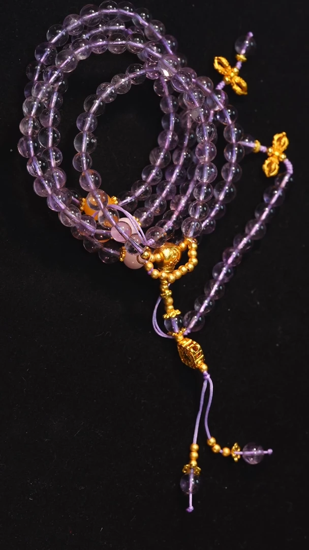 手串/手链贝壳紫水108