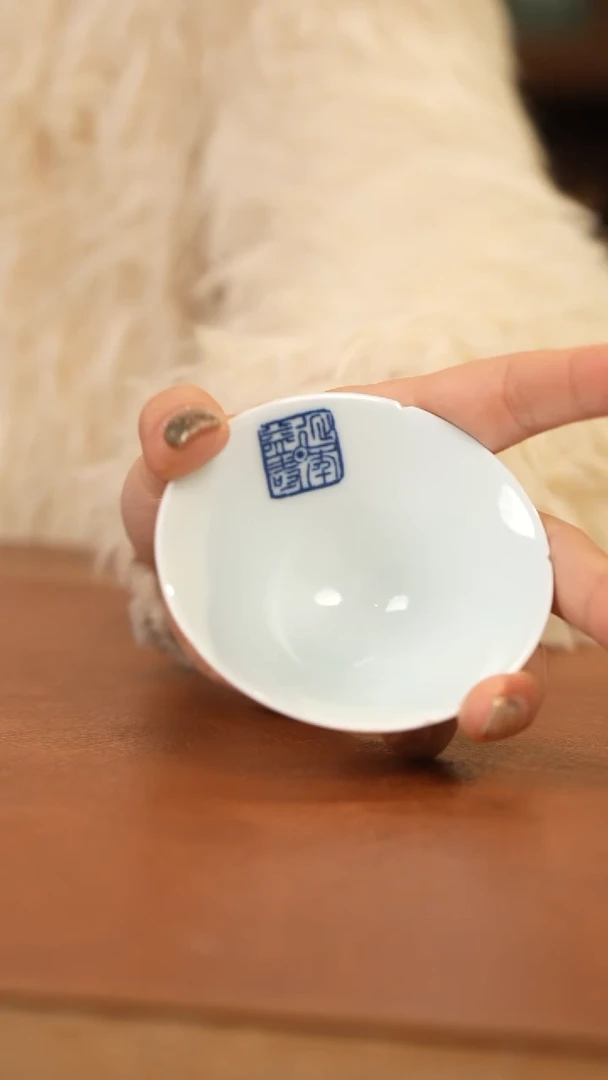 【闪购商品】杯景德镇九段烧斗笠杯