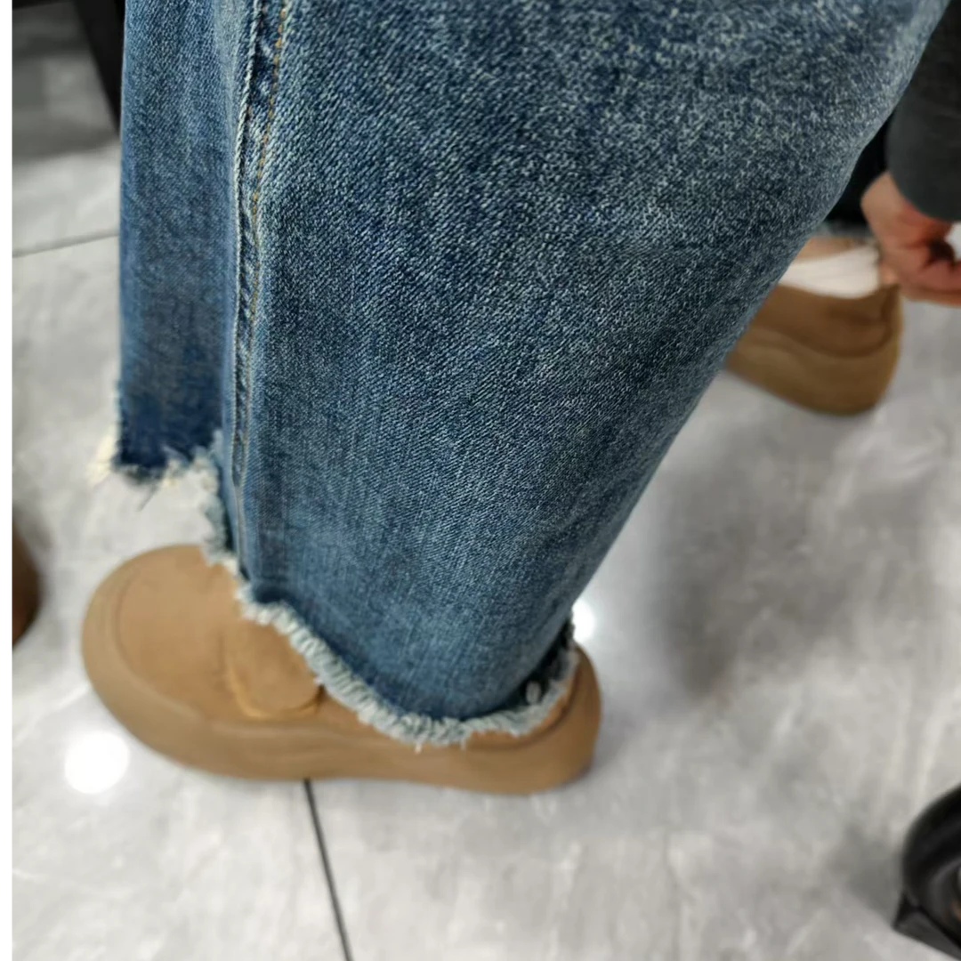 J1818-2厚底鞋女2024年新款复古增高乐福鞋软底勃肯单鞋