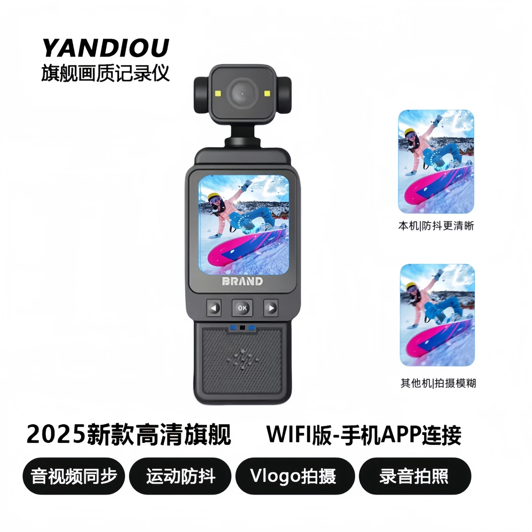 【新品】 全景运动vlog相机 4K高清防抖摩托骑行夜视骑行摄像装备