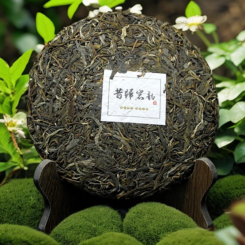 云南临沧普洱生茶饼357克古树昔归岩茶千年茶山传统工艺   品质茶