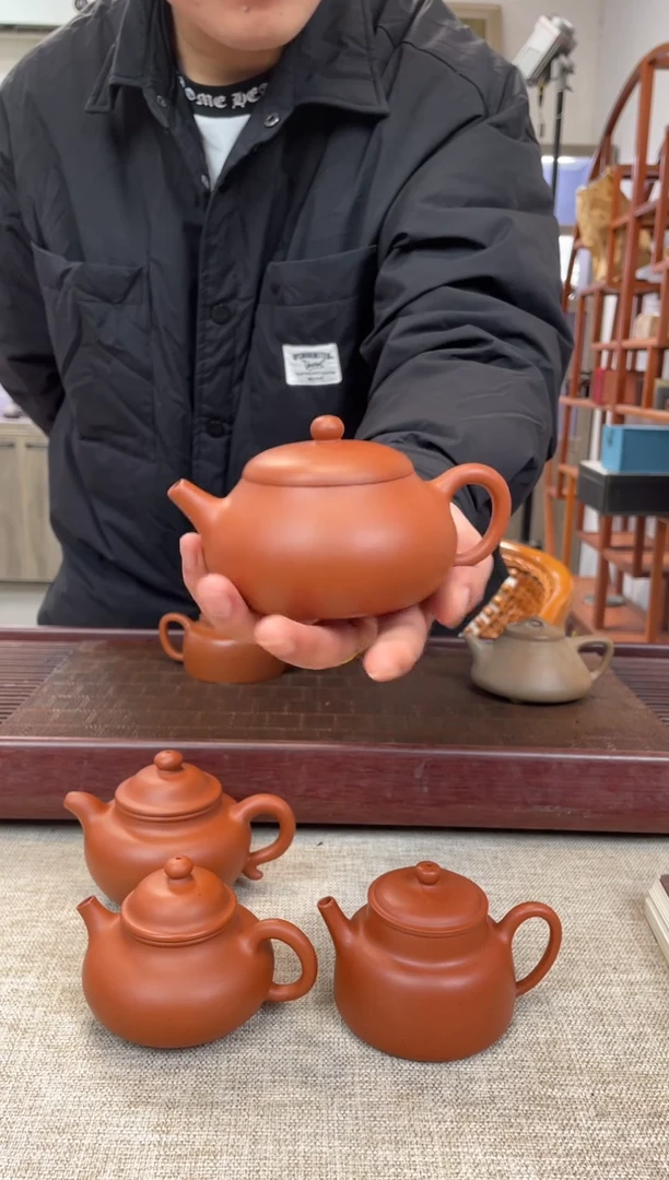 【闪购商品】紫砂茶壶大红泥旭峰西施